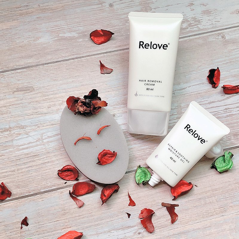 Relove Ku溜零毛发舒缓组 私密VIO可用/男女适用 - 身体护肤/按摩油 - 其他材质 白色