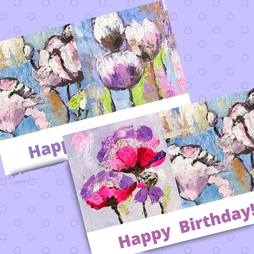 生日快乐卡/数字贺卡/花卉电子贺卡 - 电子喜帖/贺卡/邀请函 - 其他材质 