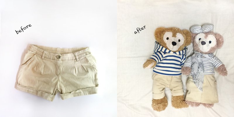 达菲 雪莉玫 S Size_手作娃衣_旧衣改造 - 玩偶/公仔 - 其他人造纤维 多色