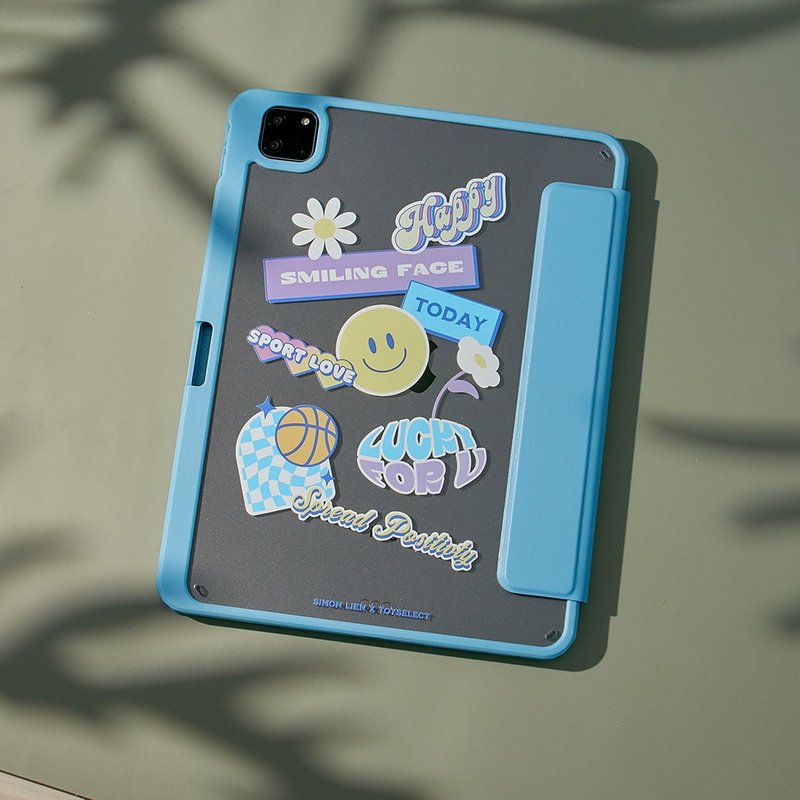 SIMON Smiling Face iPad三折保护壳 - 平板/电脑保护壳 - 塑料 多色