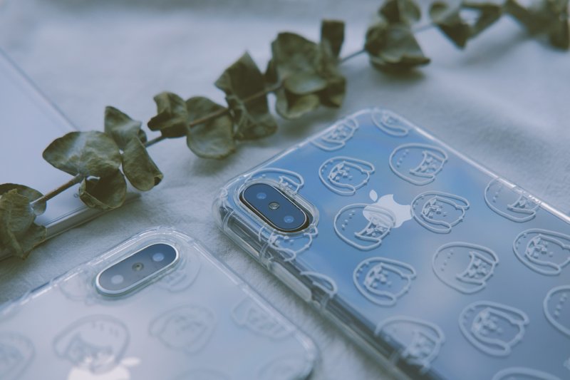 滚来滚去反白眼 iPhone 手机壳 / 透明软胶全包 iphone 11 - 手机壳/手机套 - 塑料 白色