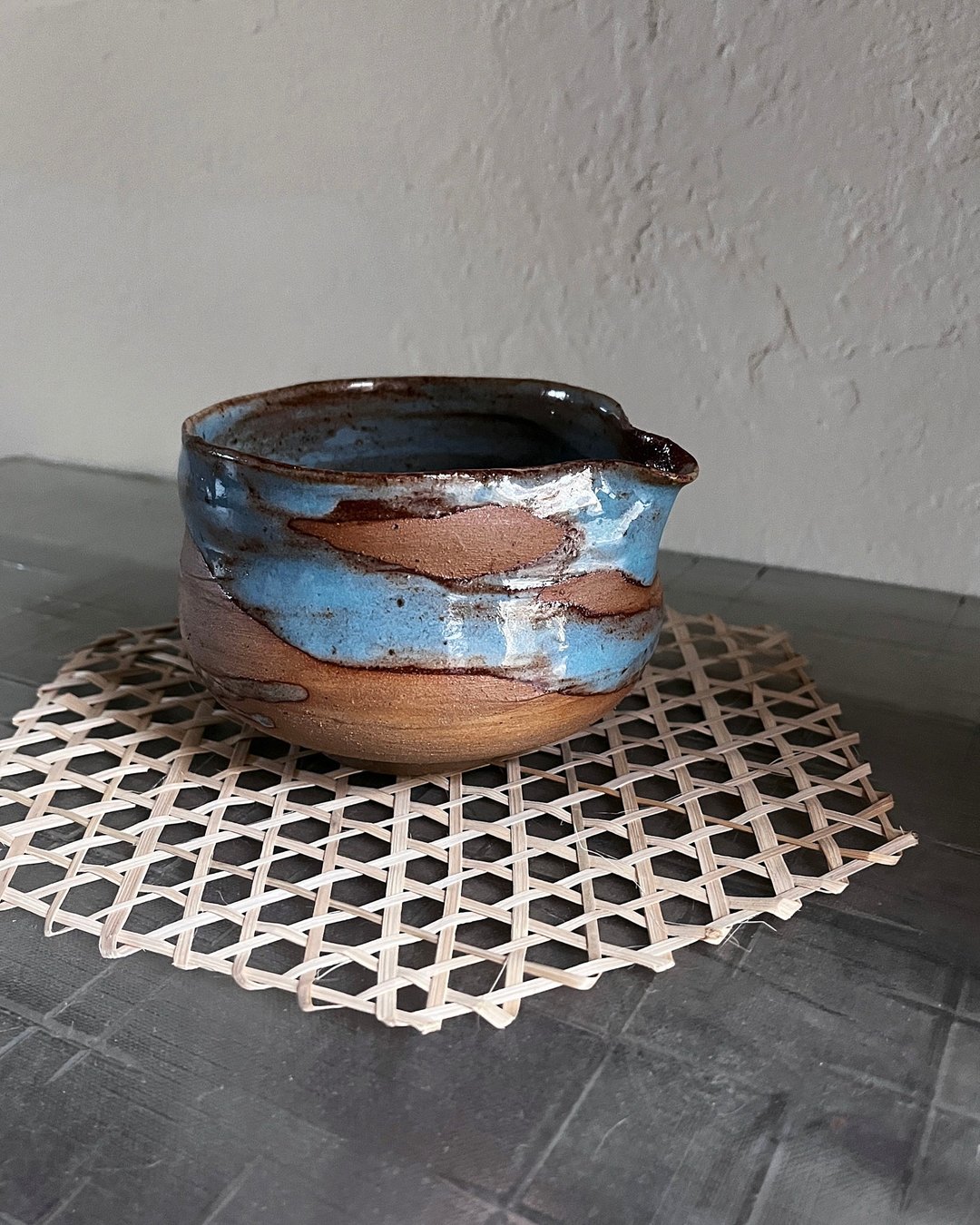 冷岚 片口茶碗 抹茶碗 | 陶器皿 - 茶具/茶杯 - 陶 蓝色