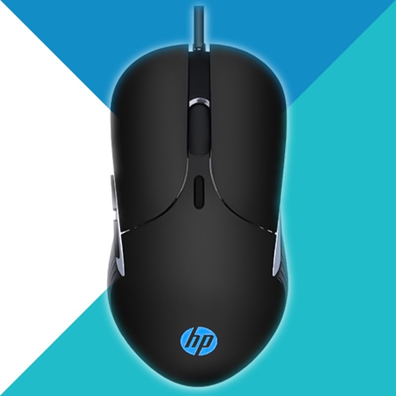 HP 惠普 有线电竞鼠标 M280 (灰黑) - 电脑配件 - 塑料 黑色
