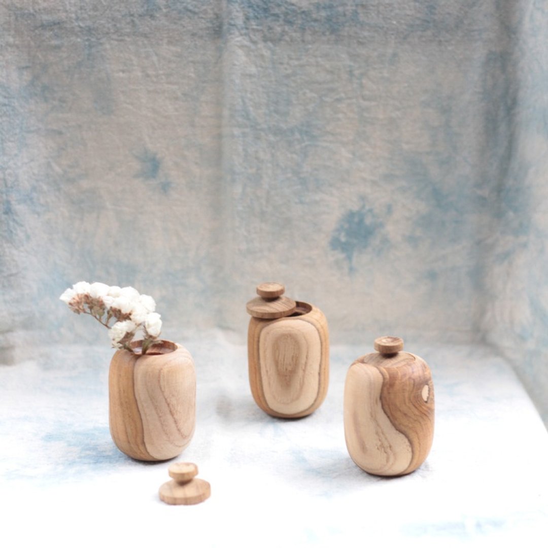 mini bottle wood - 摆饰 - 木头 咖啡色