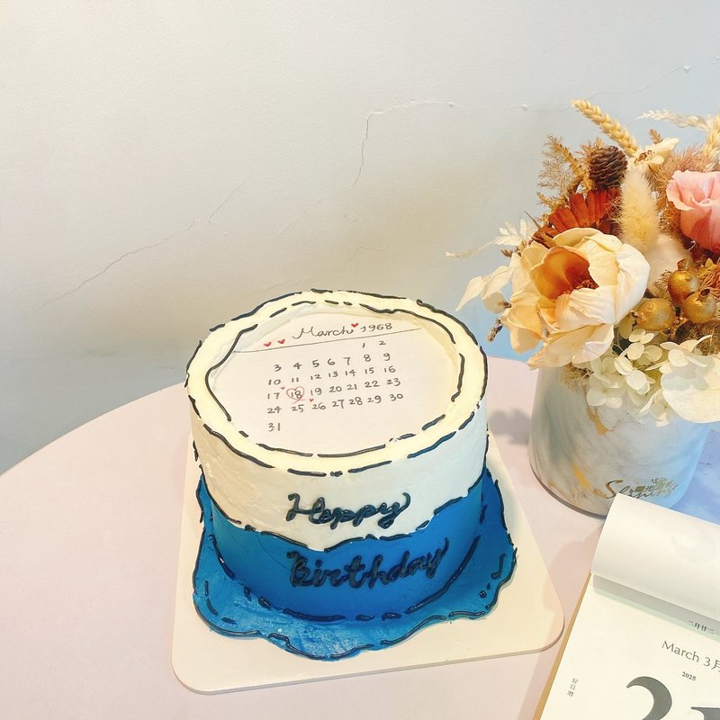 2D造型燃烧蛋糕 定制化 绘图蛋糕 燃烧蛋糕 蛋糕 铄甜点 纪念日 - 蛋糕/甜点 - 新鲜食材 