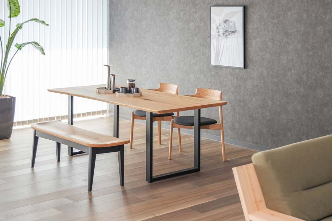 飞驒家具 Ibata interior Ritz 餐桌 铁脚 - 餐桌/书桌 - 木头 咖啡色
