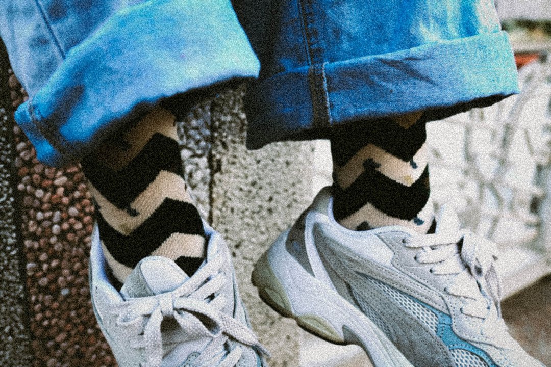 玉升美容院 磨石子花纹短袜 ACC Terrazzo Socks 交换礼物 - 袜子 - 棉 绿色