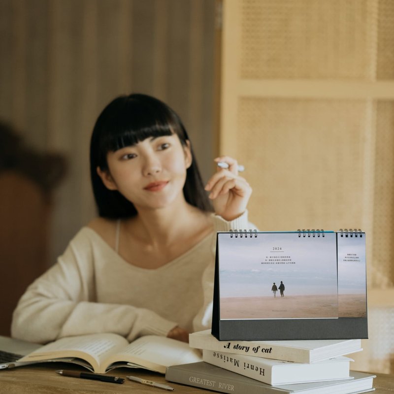 2024煦暖月历 | 书签月历 (现货,可立即出货) - 年历/台历 - 纸 多色