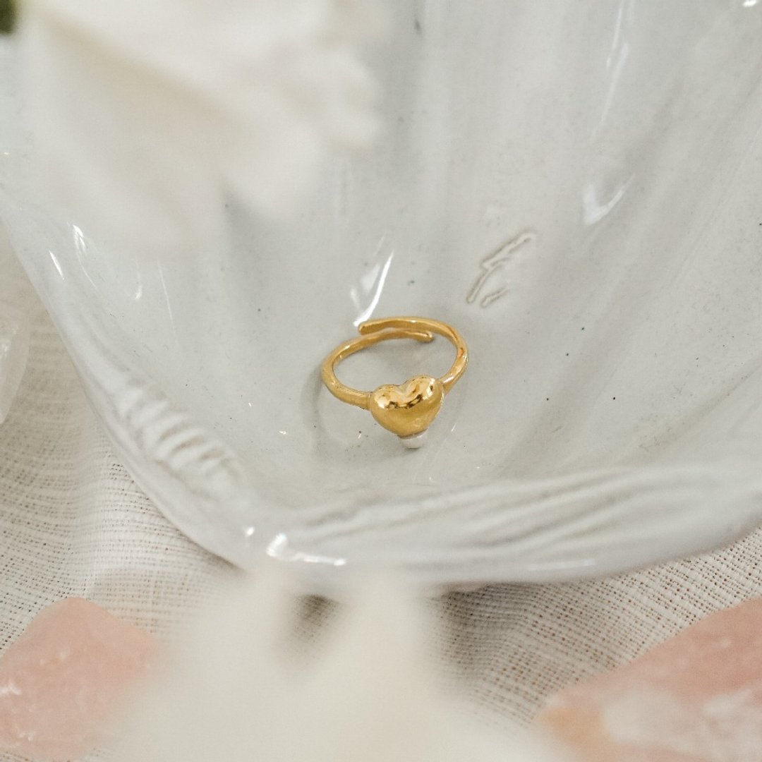Je t'aime Pearl Ring - 戒指 - 半宝石 
