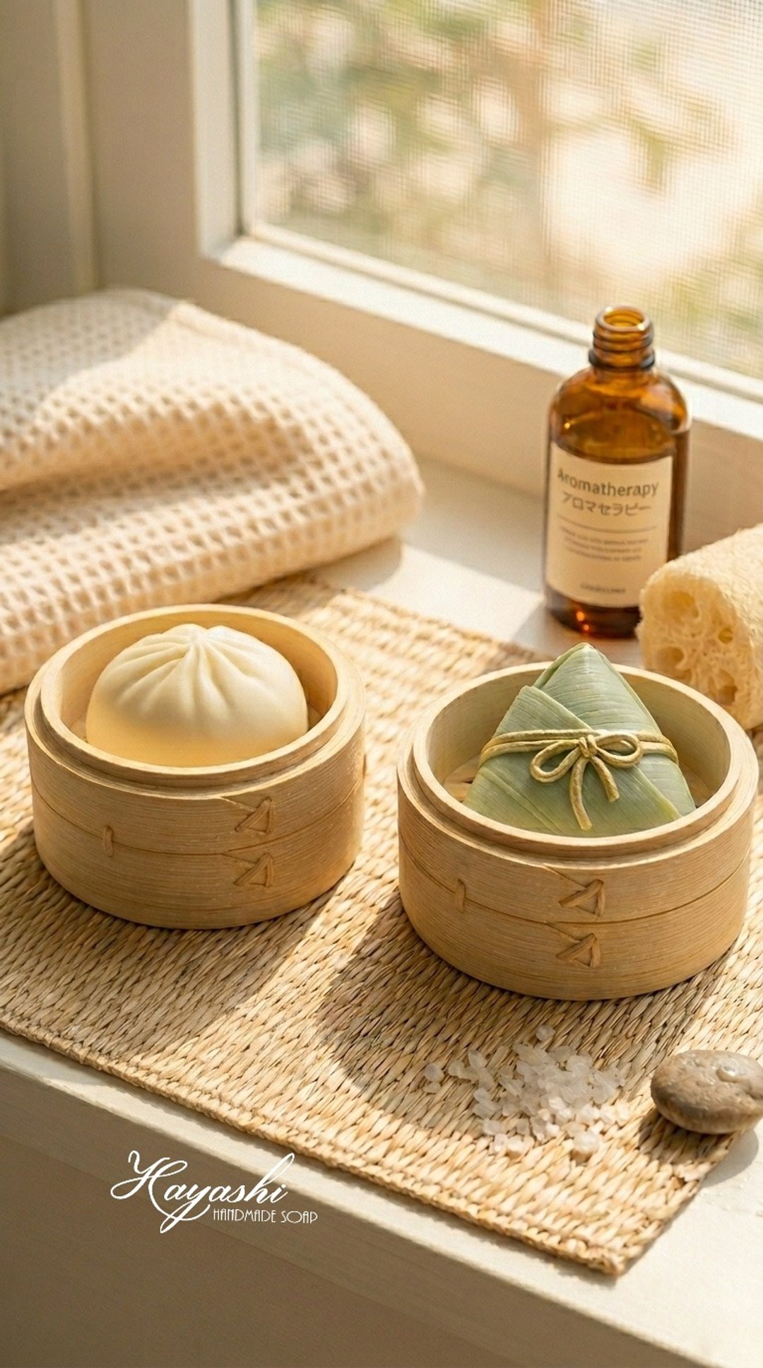 蒸蒸日上水泥扩香 + 造型手工皂包中/包粽礼盒/考生必备 - 香薰/精油/线香 - 水泥 