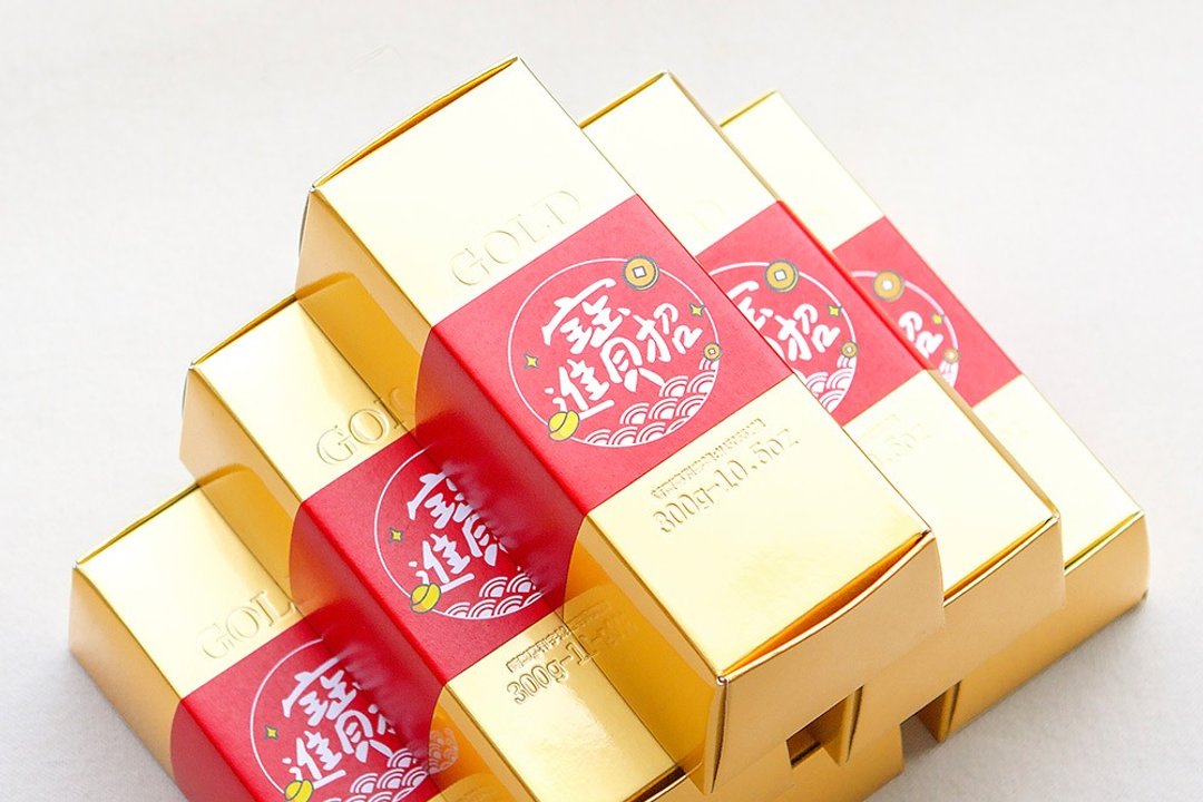 招财进宝金砖米300g (满百份免费印名字) - 五谷杂粮/米 - 新鲜食材 红色