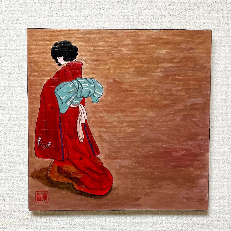 ART - Butterflys Back - 海报/装饰画/版画 - 其他材质 红色