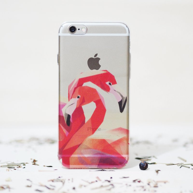 原・野手机壳 - 火烈鸟 - 手机壳/手机套 - 塑料 红色