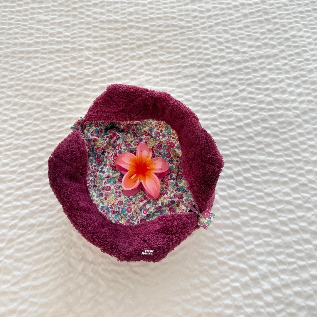 Mangosteen Terry Pouch - 化妆包/杂物包 - 棉 多色