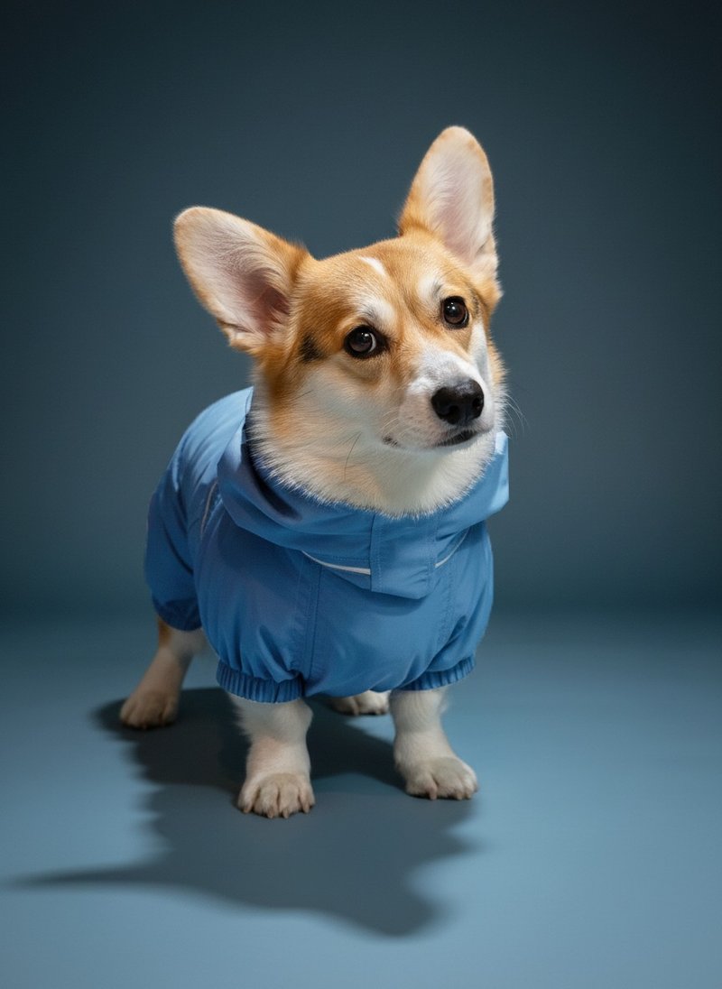 PETT2GO 柯基专属透气机能雨衣 - 衣/帽 - 聚酯纤维 黄色