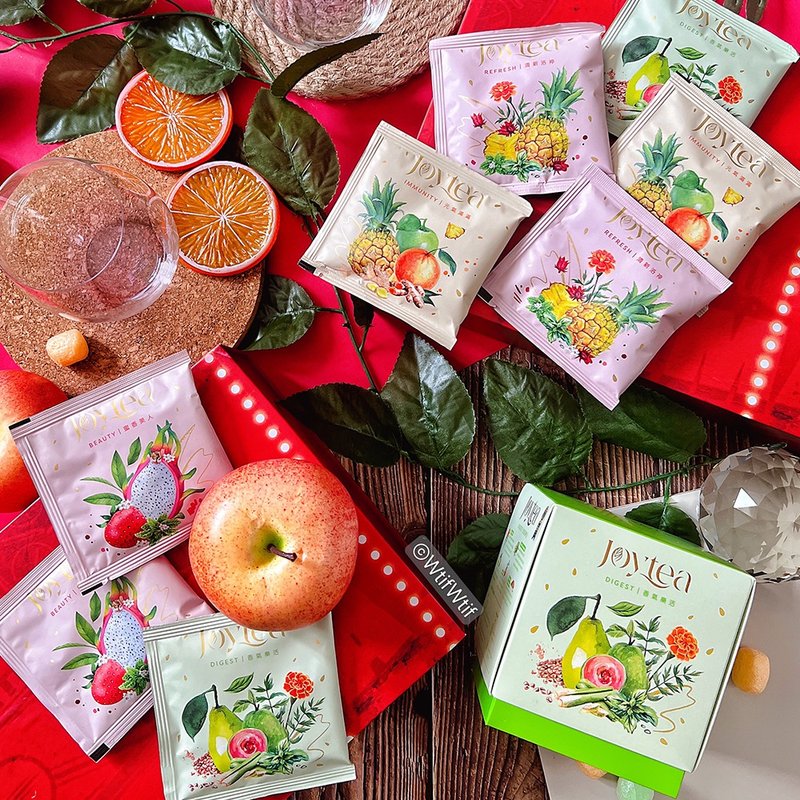 限定5入组花果果茶 养生礼盒 中秋礼盒 茶叶礼盒 - 茶 - 其他材质 多色
