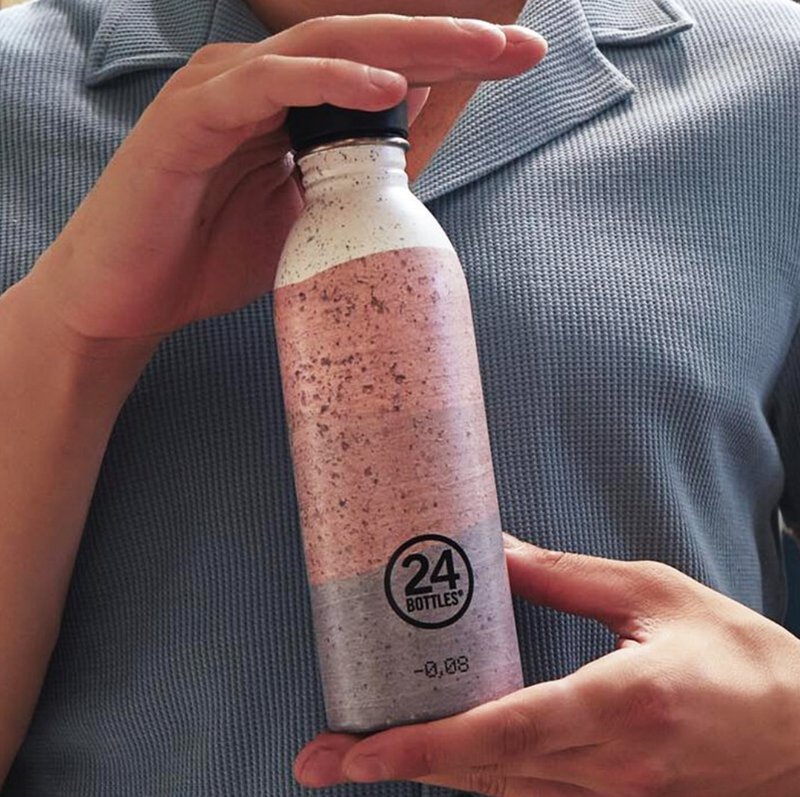 【URBAN超轻量羽毛系列】月光小径Moonvalley - 500ml不锈钢瓶 - 水瓶/水壶 - 不锈钢 白色