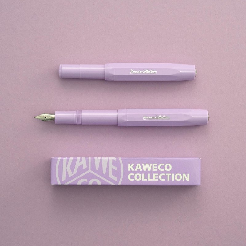 德国 KAWECO COLLECTION 系列钢笔 薰衣草 F - 钢笔 - 树脂 紫色