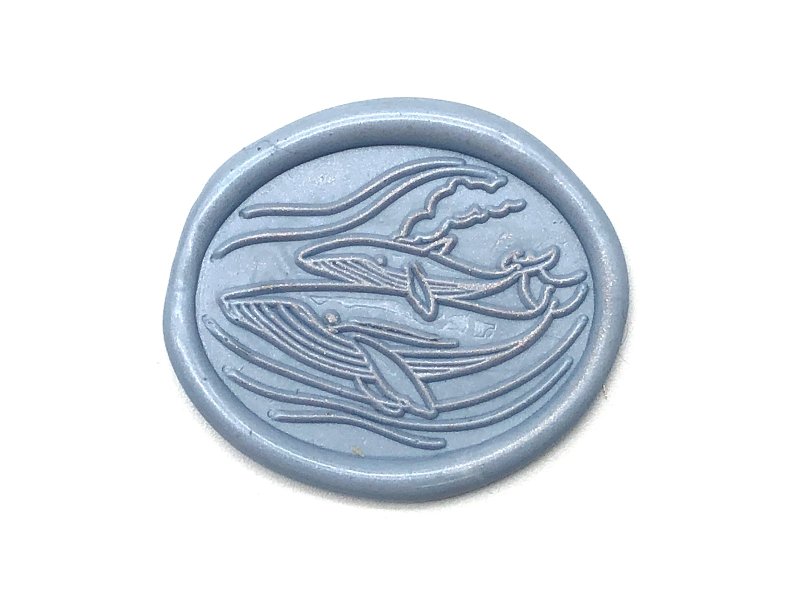 鲸鱼玩伴原创封蜡章 - 集夏果 - misterrobinson - 印章/印台 - 铜/黄铜 