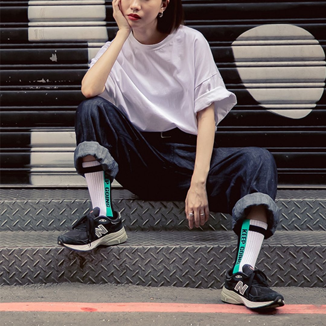 【FOOTER】天生赢家运动气垫袜-白(女袜/M) - 袜子 - 棉．麻 白色
