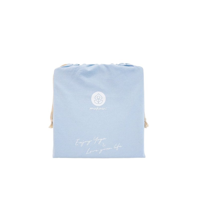 【Mukasa】折叠瑜珈垫束口背袋 (方形) - 沉淀蓝 - MUK-22557 - 运动配件 - 其他材质 蓝色