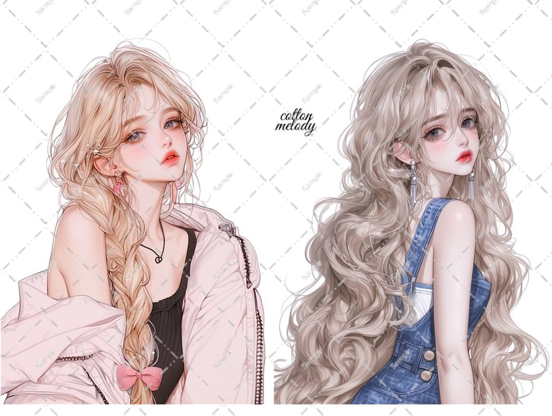 原创贴纸 no.6580 人物贴纸 原创贴纸 人物贴纸 女孩贴纸 原创人物贴纸 - 贴纸 - 纸 