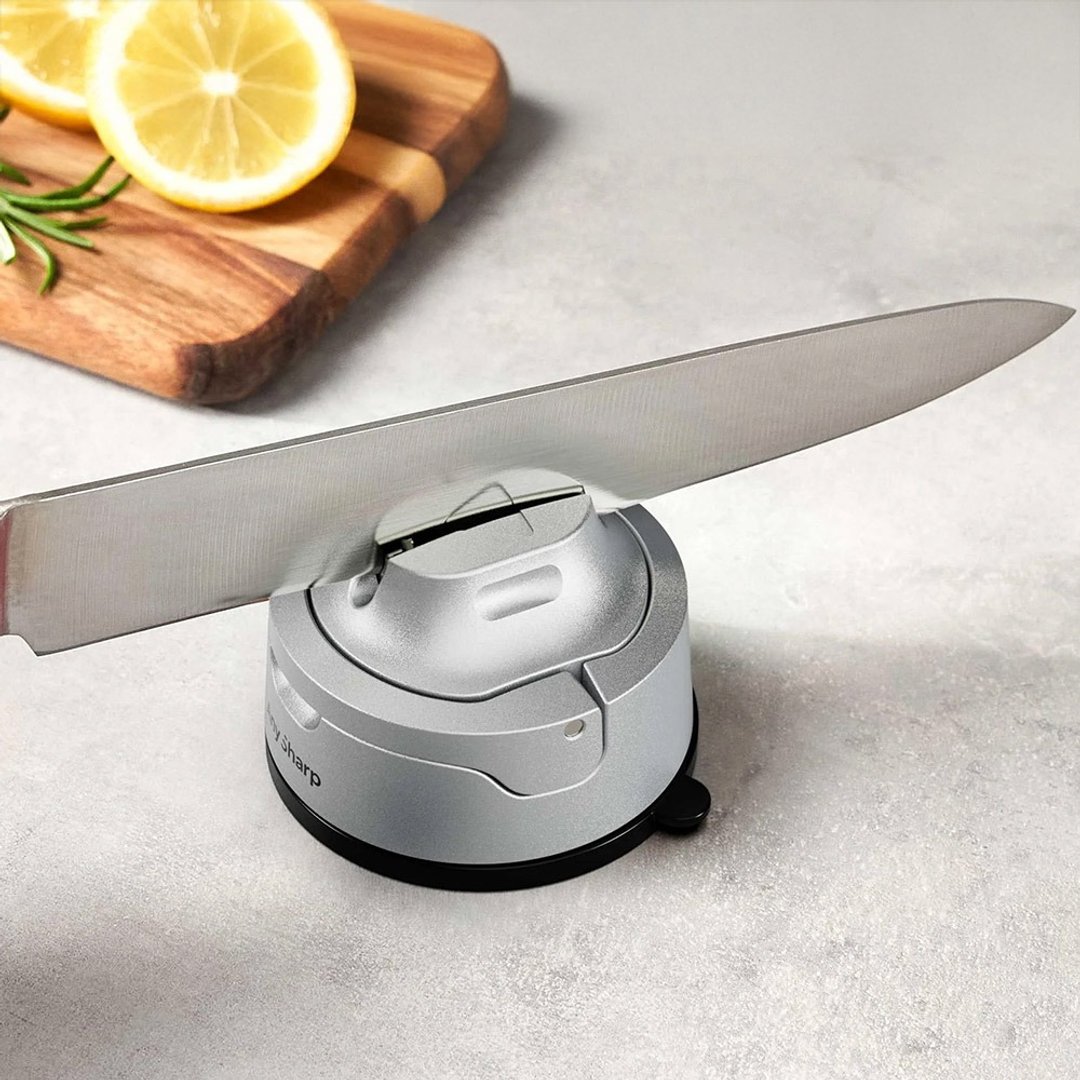AnySharp 可集屑吸盘磨刀器【银色】EVO - 菜刀/刀架 - 其他材质 银色