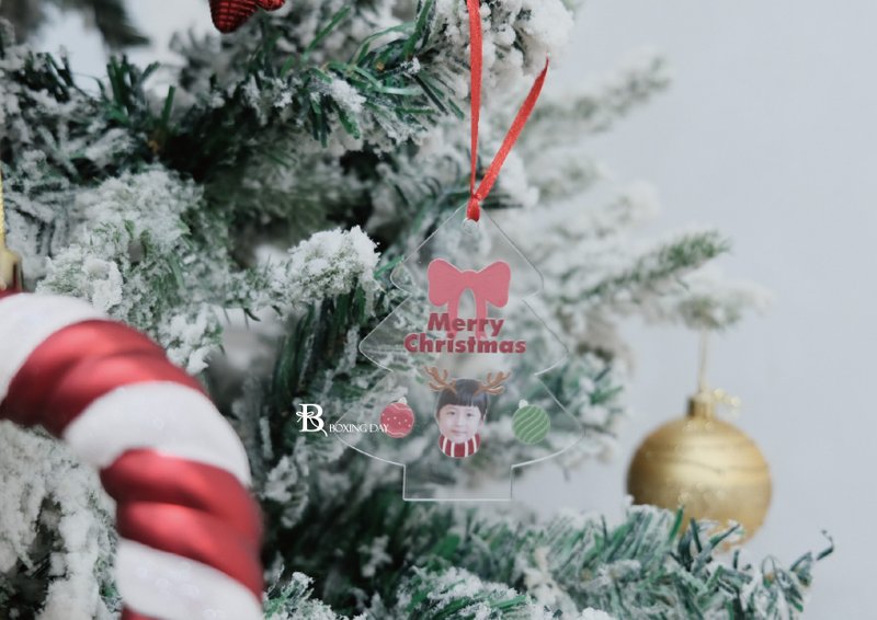 定制化圣诞树装饰吊饰/圣诞节限定 - 摆饰 - 其他材质 透明