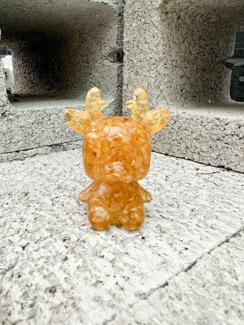 水晶摆饰【萌鹿 黄水晶】招财 偏财运 增加行动力 - 摆饰 - 水晶 