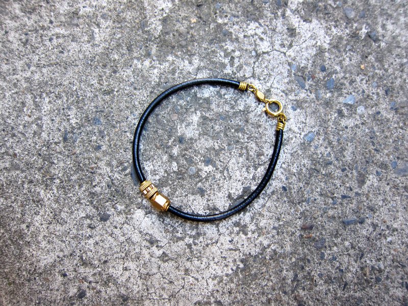 帅哥手环 - 手链/手环 - 真皮 黑色