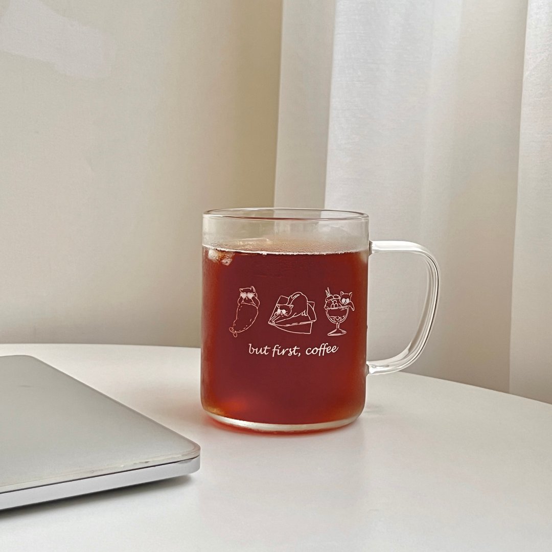 【喵星人系列 - 玻璃杯】| 透明玻璃喵喵杯 咖啡杯 - 其他家具 - 玻璃 透明