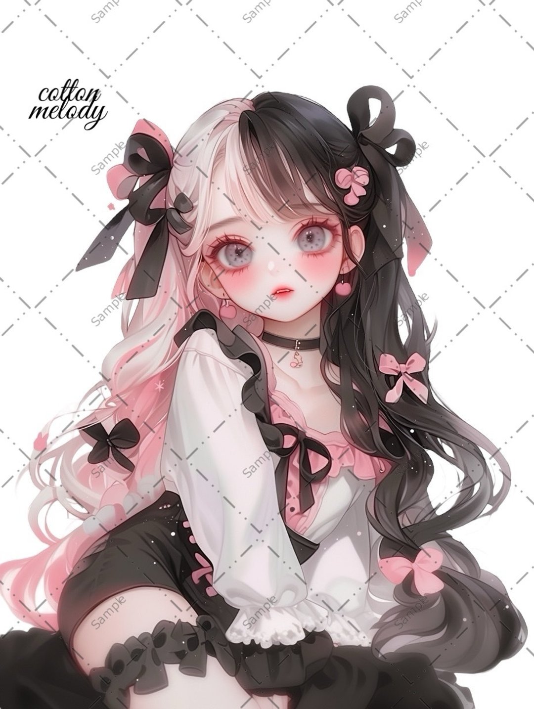 原创贴纸 no.1106 人物贴纸 原创贴纸 人物贴纸 女孩贴纸 原创人物贴纸 - 贴纸 - 纸 