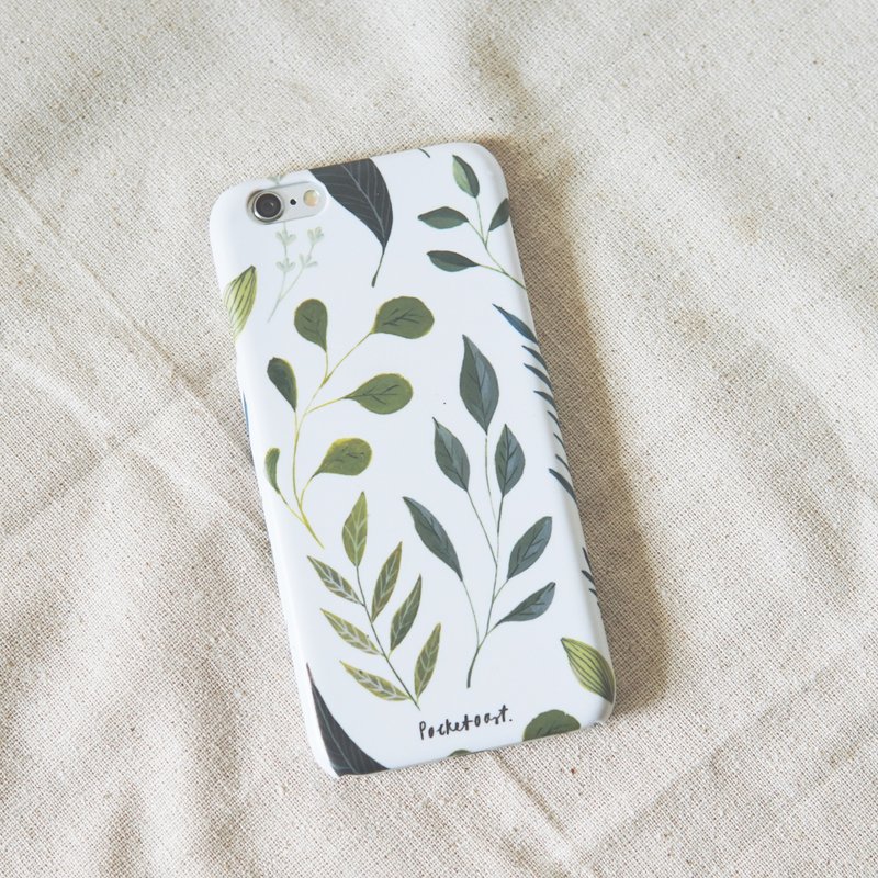 阳光落叶 磨砂保护壳 (IPHONE) - 手机壳/手机套 - 塑料 绿色