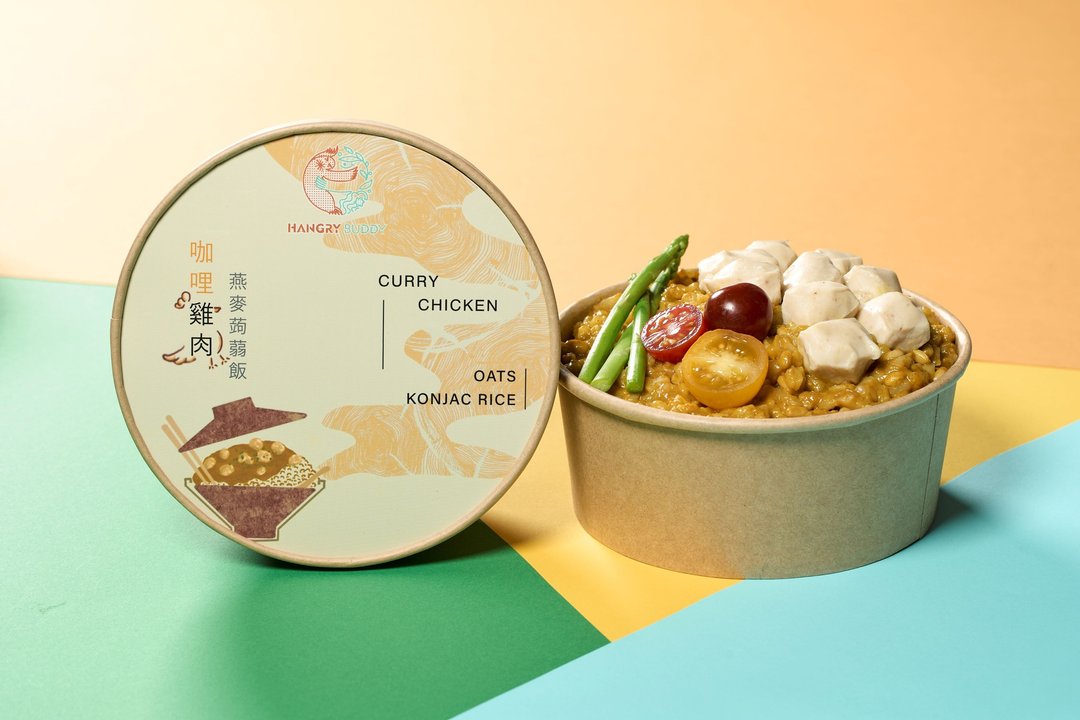 【味道超好 热量超低即食包】咖喱鸡肉燕麦蒟蒻饭 - 面/面线/米粉 - 其他材质 