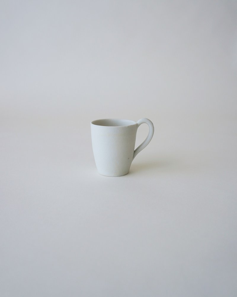雾白小杯 - 咖啡杯/马克杯 - 瓷 白色
