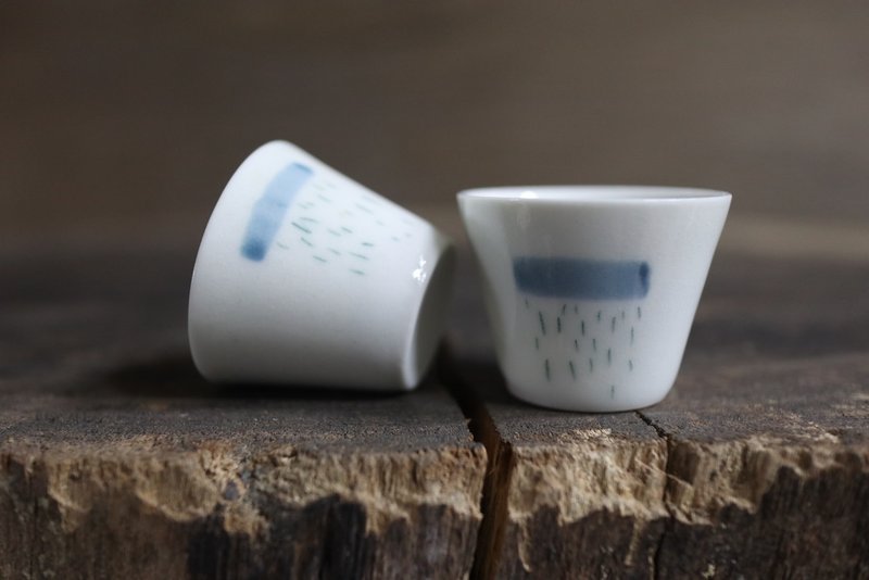 雨点杯 超迷你品茗杯 /清酒杯 - 茶具/茶杯 - 瓷 白色