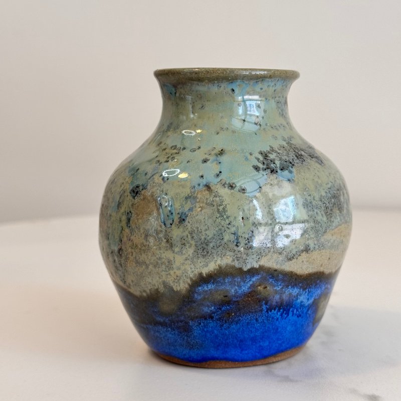 碧草茵茵 小花器 - 花瓶/陶器 - 陶 多色