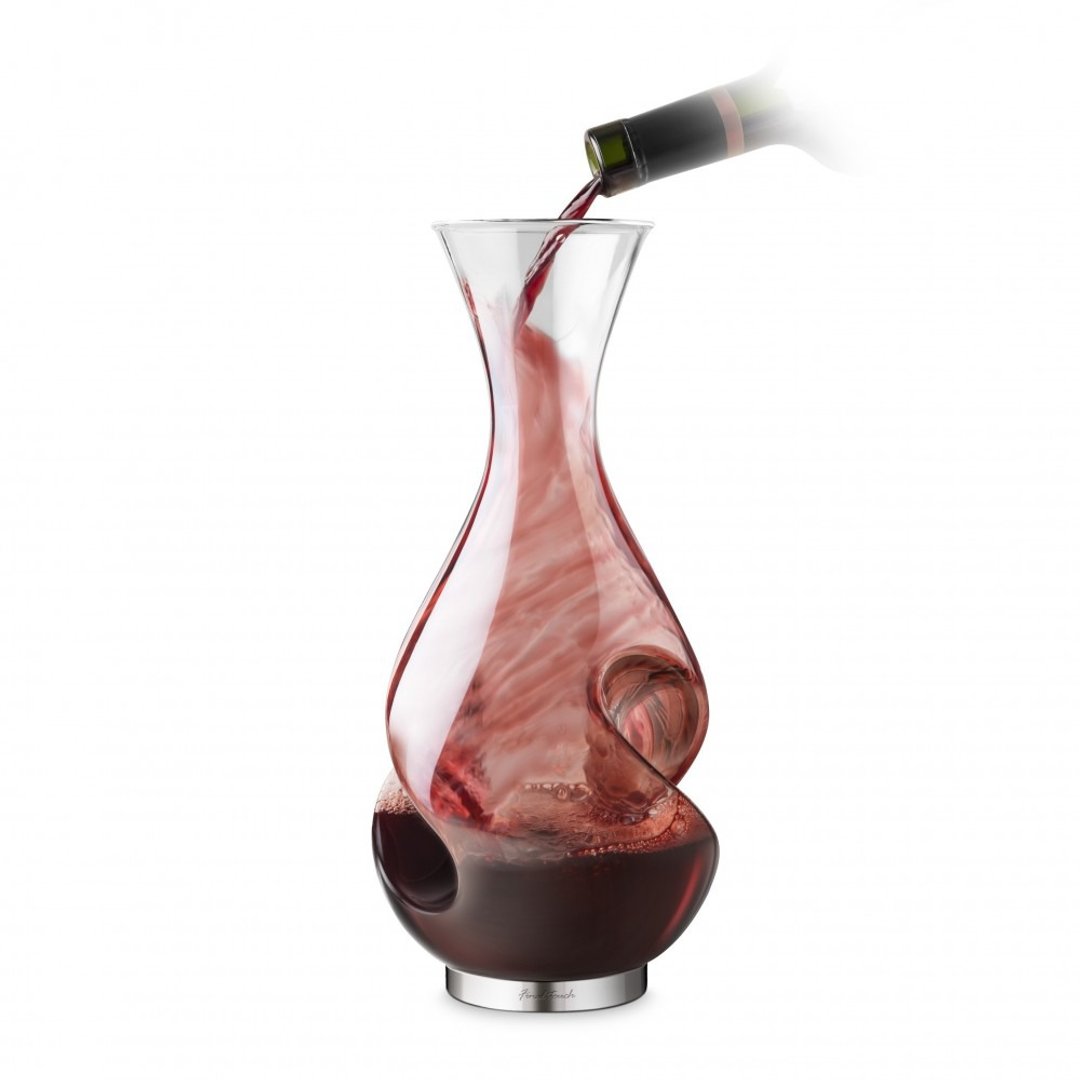 Final Touch 扭纹形玻璃醒酒器 750ml - 酒杯/酒器 - 玻璃 透明