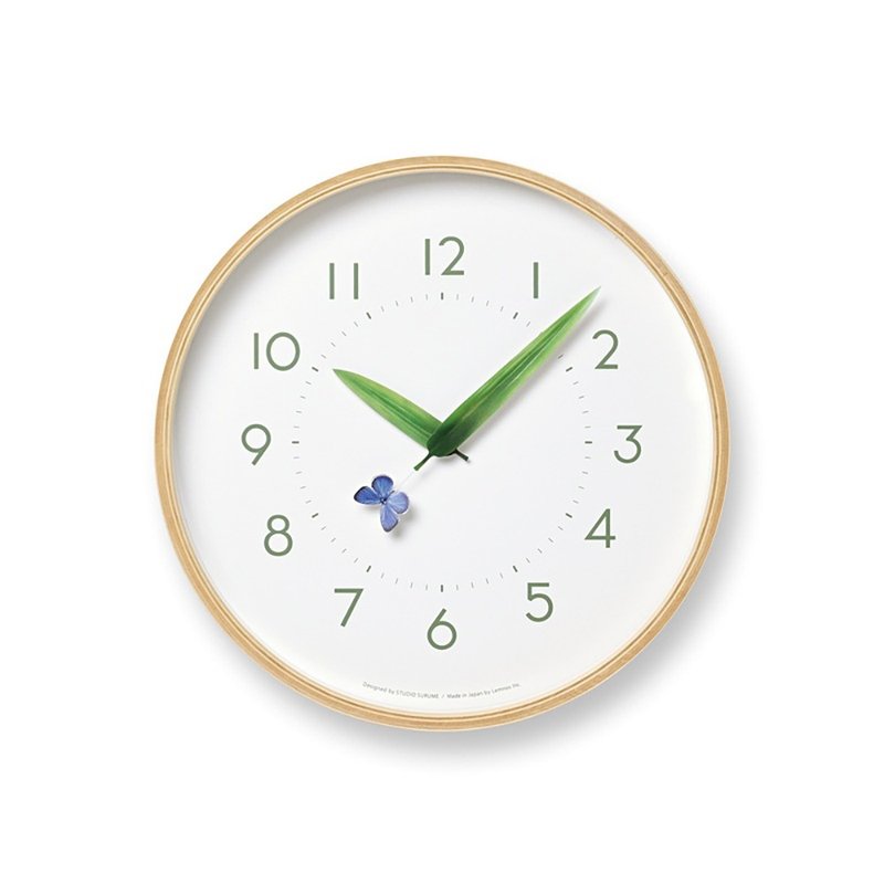 Lemnos Perch 时钟 - 燕尾蝴蝶 - 时钟/闹钟 - 木头 多色