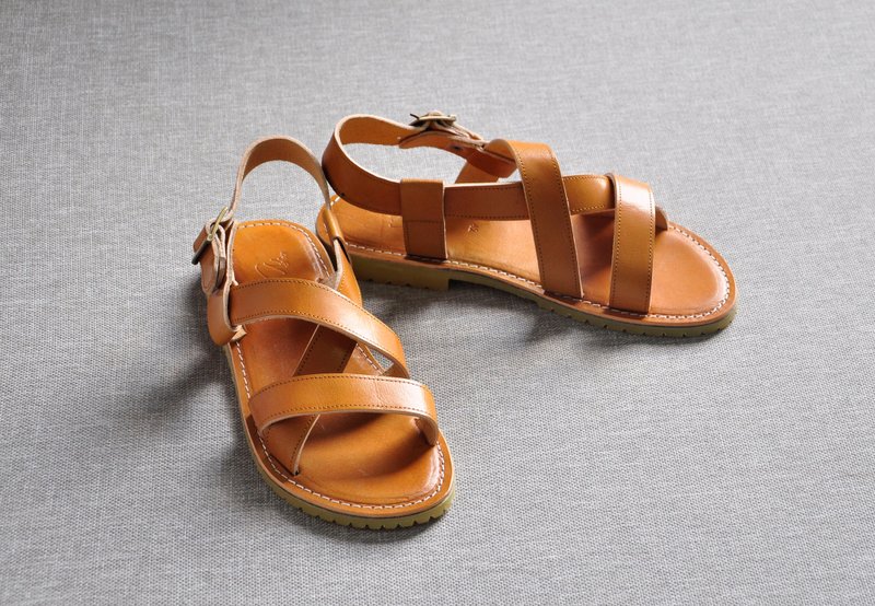 Tiga - 男款休闲鞋 - 真皮 咖啡色