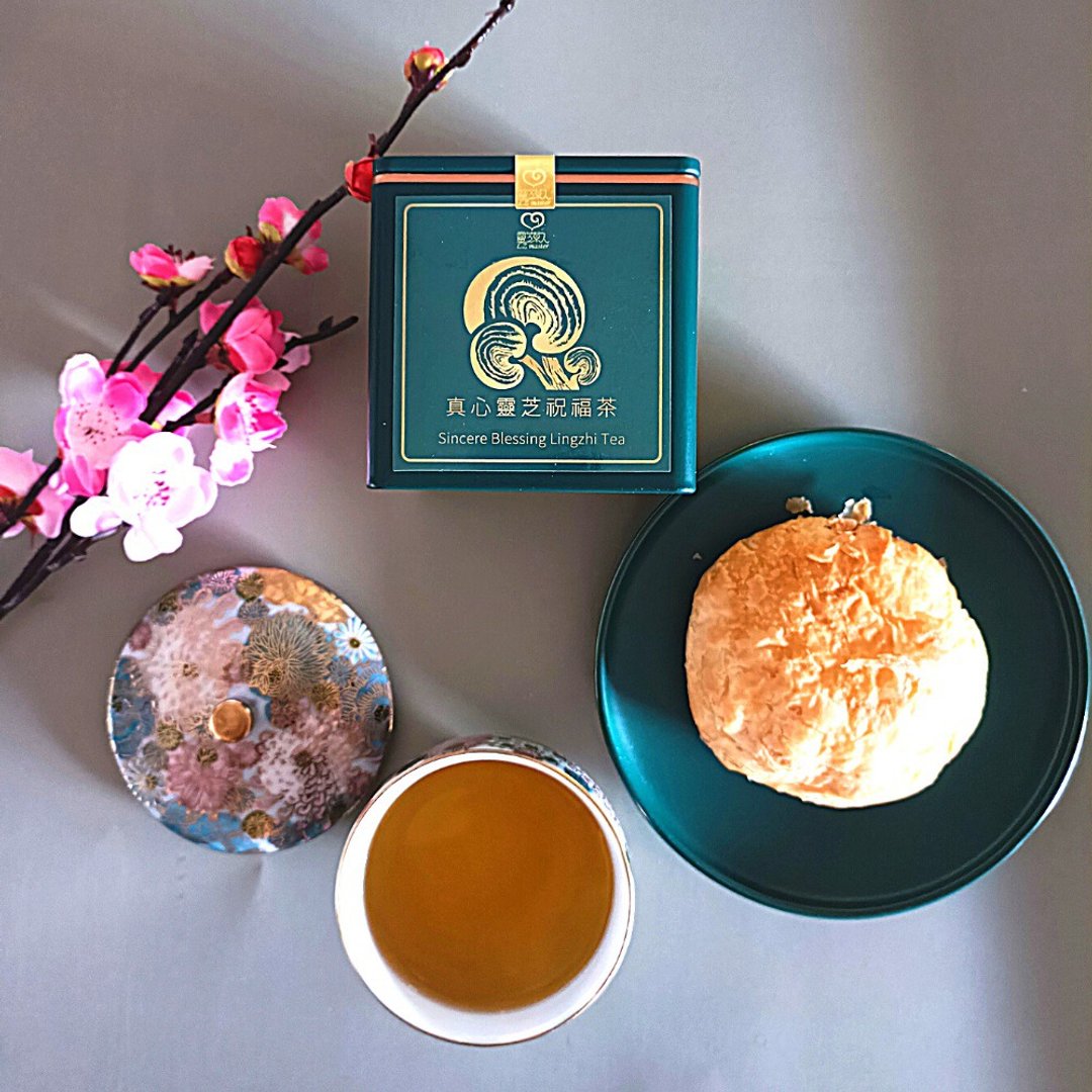 【灵芝草人】真心灵芝祝福茶  (15包入/盒) - 茶 - 浓缩/萃取物 咖啡色