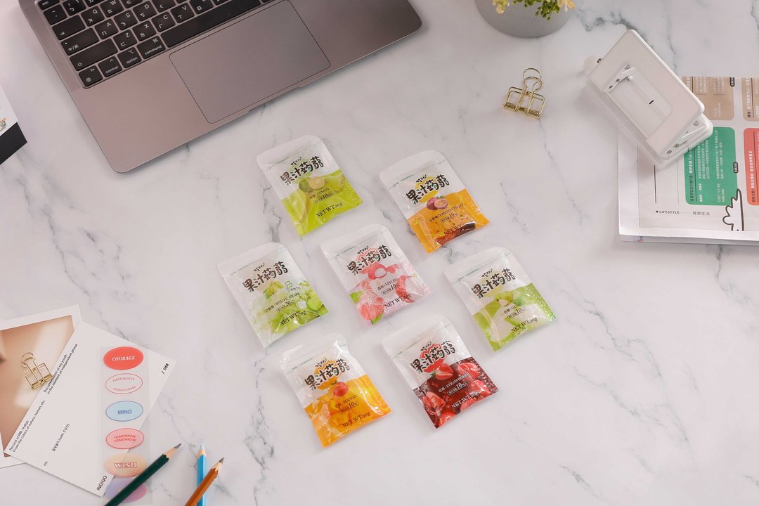 【吃果籽】综合果汁蒟蒻超值组 240g x 5包组 (口味任选) - 奶冻/布丁 - 其他材质 多色