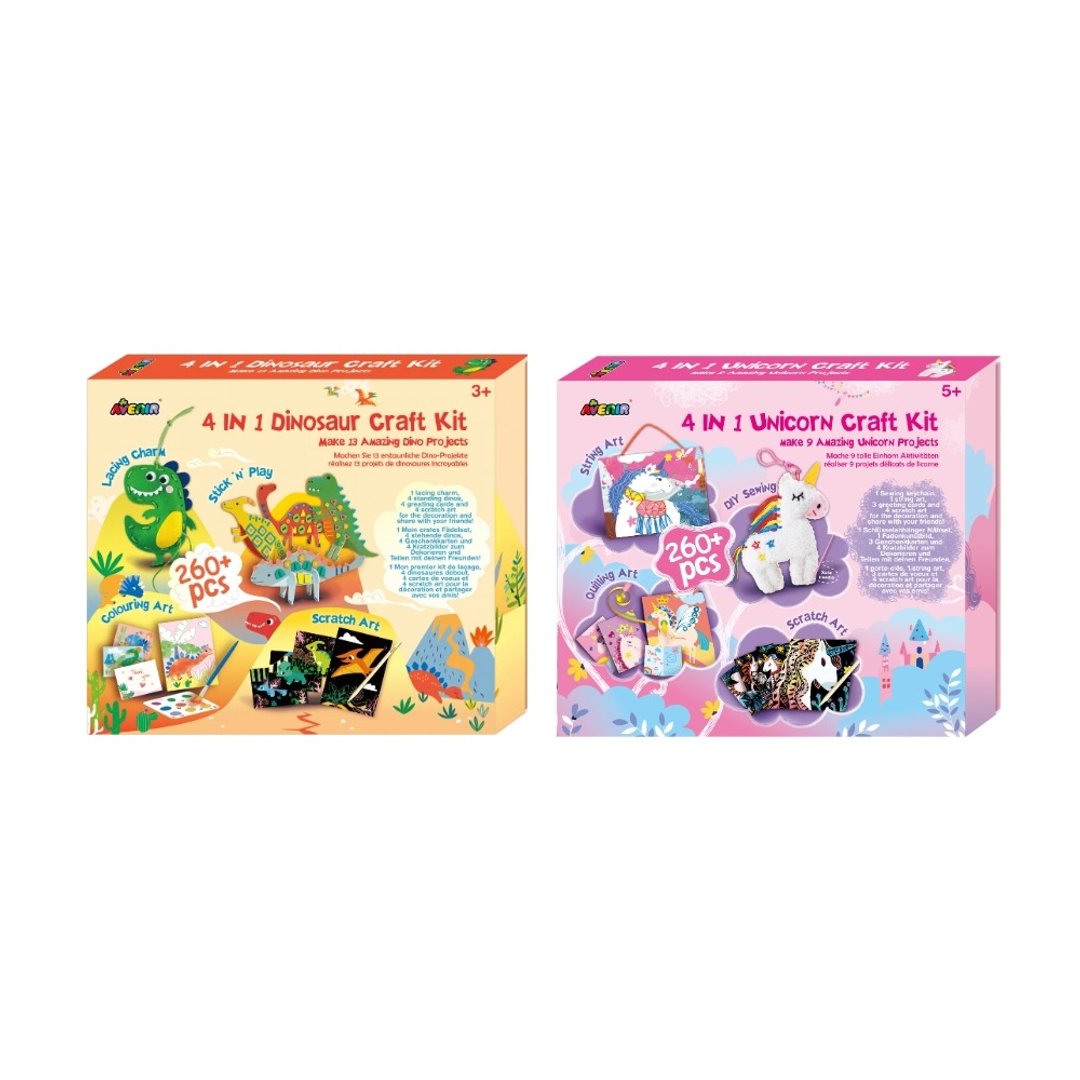 【德国Avenir Kids】精选4合1趣味套装(全系列两款) - 玩具/玩偶 - 纸 