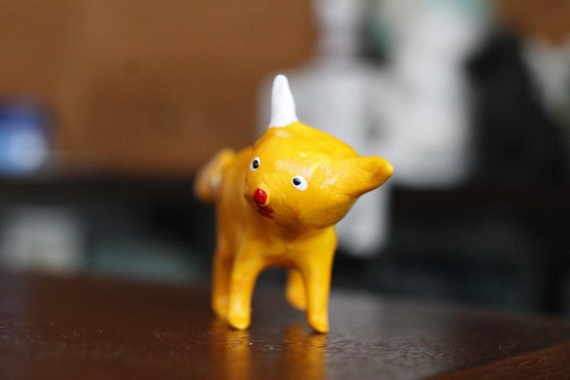 British Cat - 摆饰 - 粘土 黄色