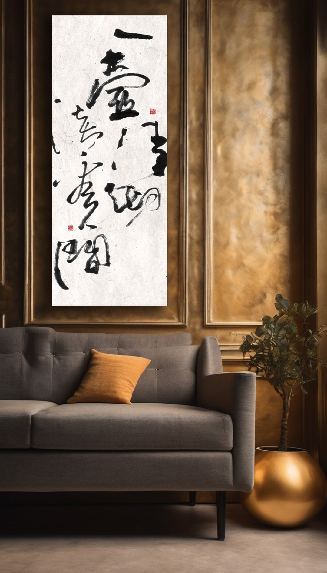 书法-无框画 | 乔迁礼物 | 开店 | 民宿布置 | 搬新家 | 装饰画 - 海报/装饰画/版画 - 其他材质 黑色