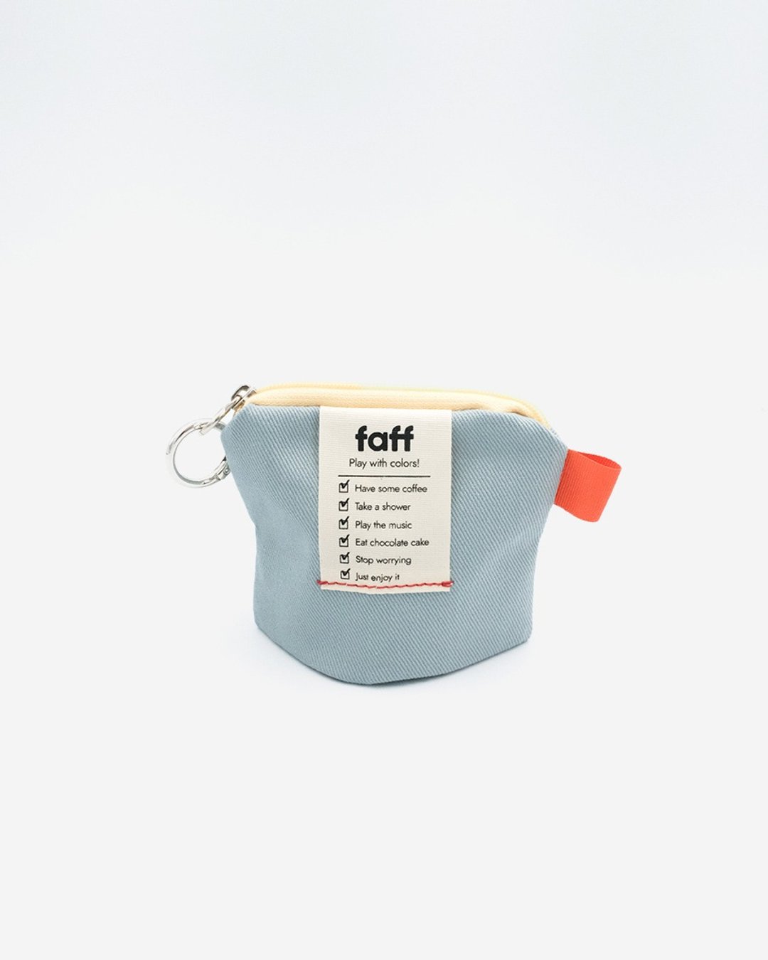 faff Pouch mini Soda - 化妆包/杂物包 - 棉 蓝色