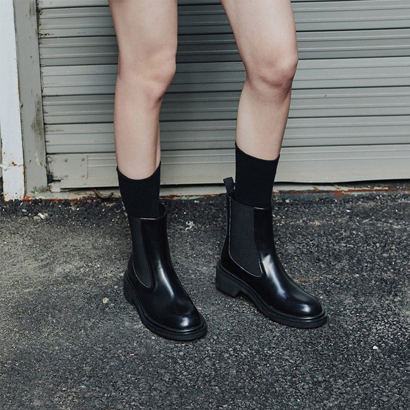 PRE-ORDER韩国 MACMOC Kaia 短靴 BLACK - 女款短靴 - 其他材质 