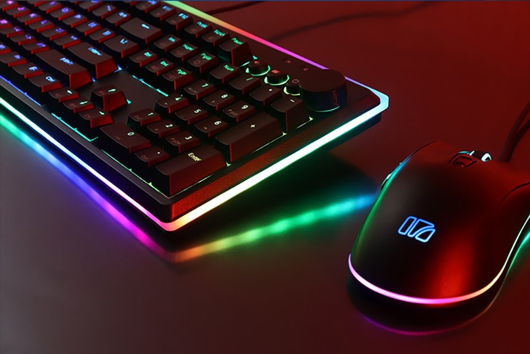 irocks K71M RGB背光 有线 机械式键盘 佳达隆轴 黑色 注音版 - 电脑配件 - 其他材质 