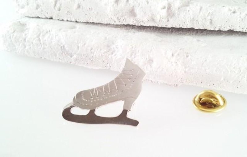 ◇ Fairy on ice ◇ SV Pin Brooch - 胸针 - 其他金属 