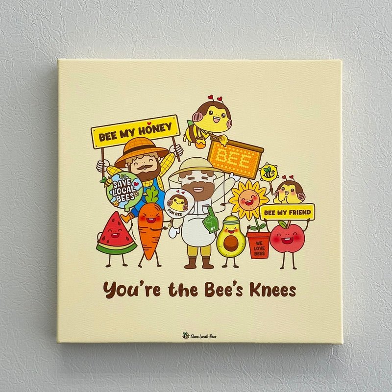 Save Local Bees 无框画 - You're the Bee's Knees - 海报/装饰画/版画 - 其他材质 